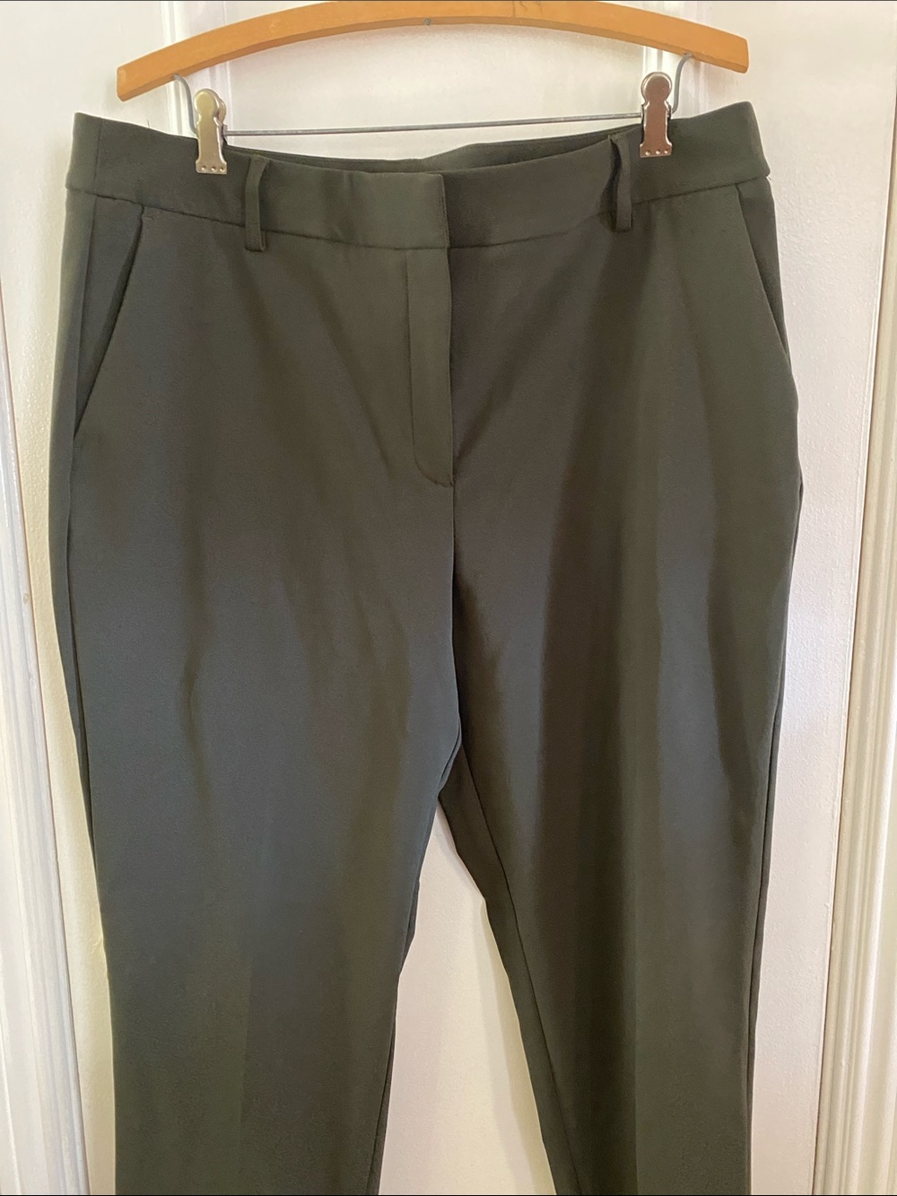 Rachel Zoe Olive Green Tailored Trousers Size 14